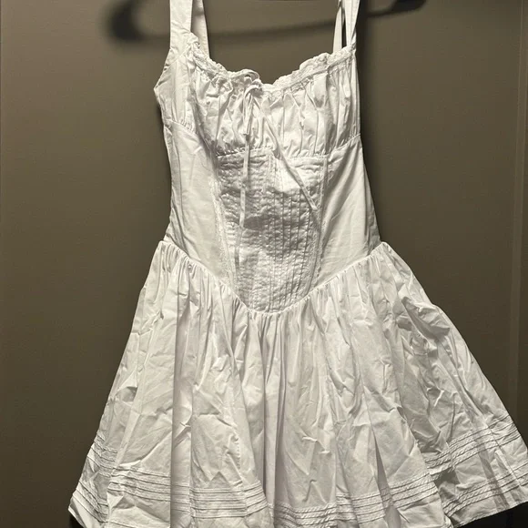 House of CB Natassia White Corset Mini Dress, size small, NWOT - Picture 4 of 6